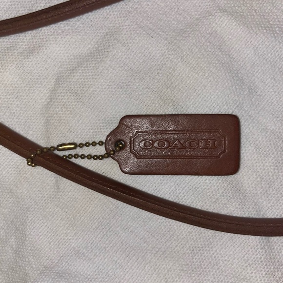 COACH Vintage Brown Leather Crossbody Bag - Picture 2 of 4